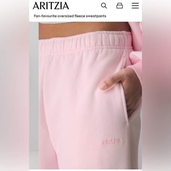 Aritzia Light Lavender Joggers - Picture 7 of 10